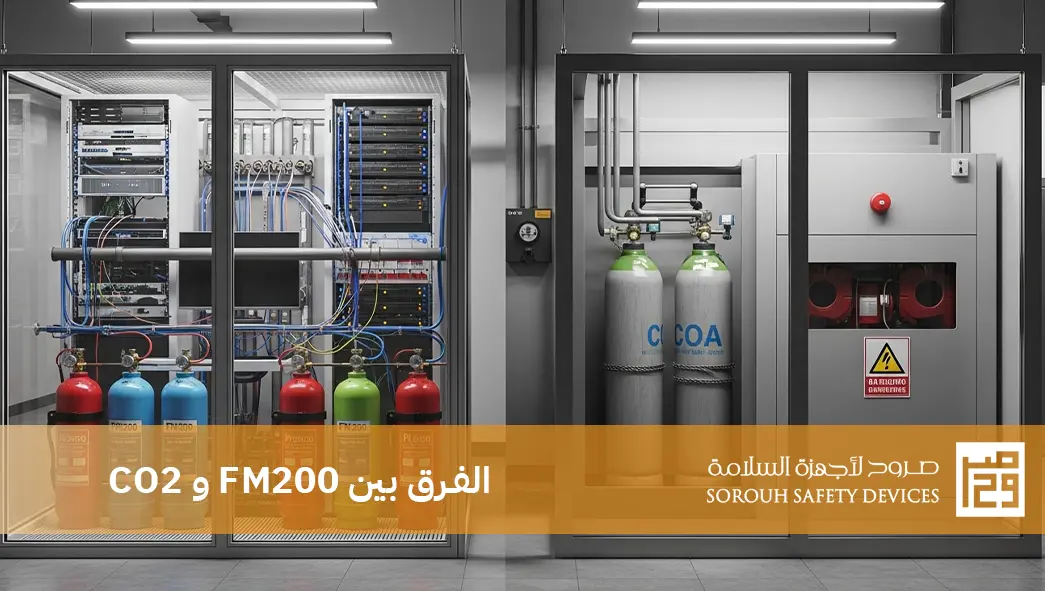 الفرق بين FM200 و CO2