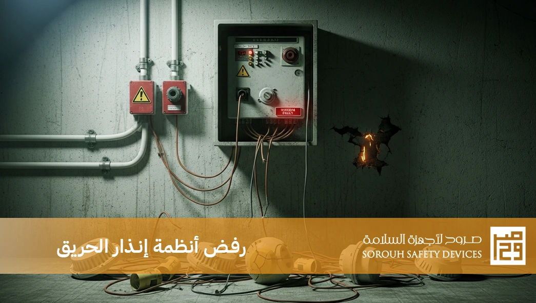 رفض أنظمة إنذار الحريق