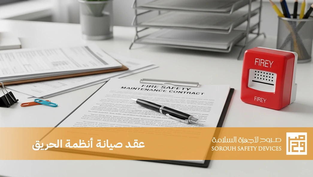 عقد صيانة أنظمة الحريق
